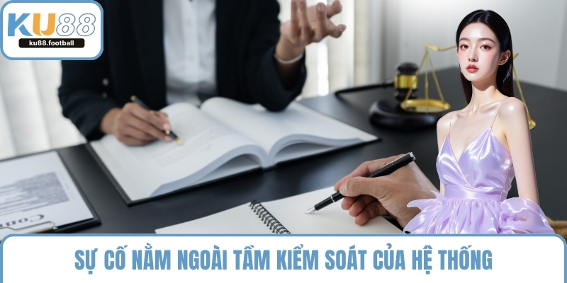 Sự cố nằm ngoài tầm kiểm soát của hệ thống